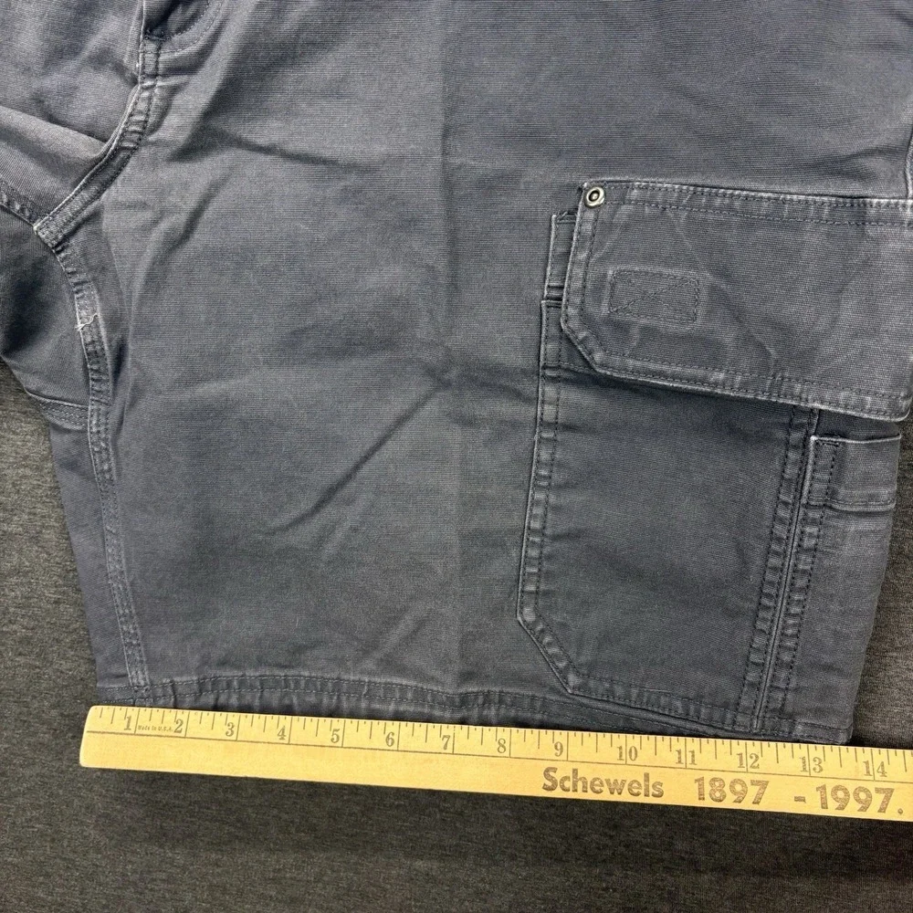 Duluth Trading Flex‎ Fire Hose Cargo Shorts Mens 46 Gray Workwear Outdoors Jorts
